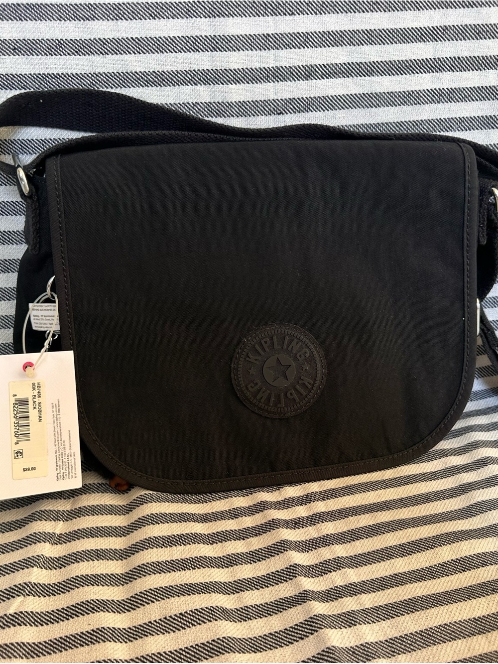 Kipling Siobhan Crossbody Bag in Black, New With Tags